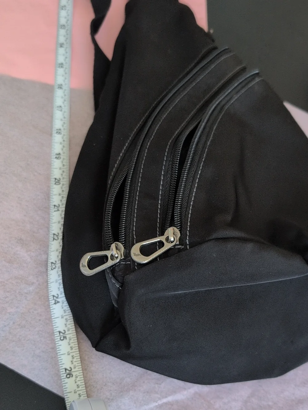 Sakroots Black Sling Crossbody Bag - Minimalist Everyday Carry